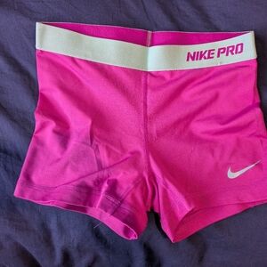 Nike Women's Athletic Shorts in Vibrant Pink
